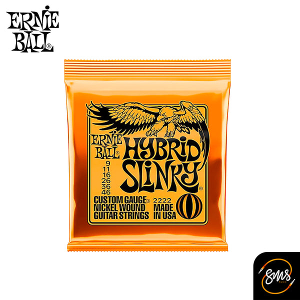 สายกีต้าร์ไฟฟ้า Ernie Ball รุ่น 2222 Hybrid Slinky Nickel Wound เบอร์ .009 - .046