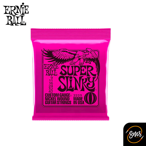 สายกีต้าร์ไฟฟ้า Ernie Ball รุ่น 2223 Super Slinky เบอร์ .009 - .042