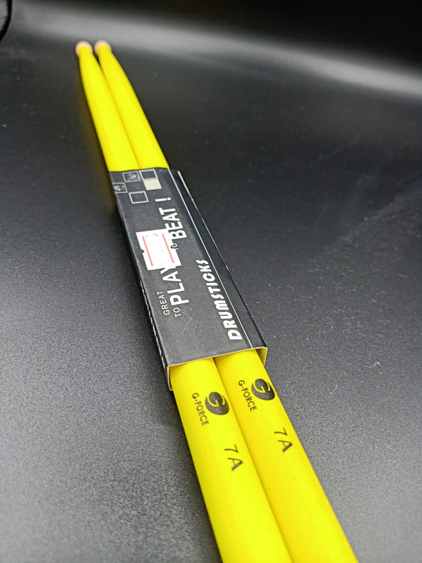 ไม้กลอง G-FORCE 7A ไม้สี