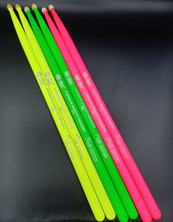 ไม้กลอง HUN HICKORY Glow 5A เรืองแสง