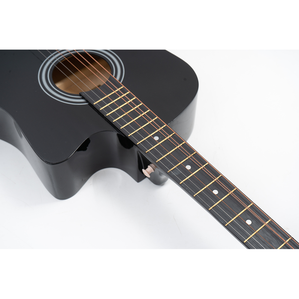 Passion กีต้าร์โปร่ง รุ่นBeginner PS-38R ขนาด 38 นิ้ว แถมฟรีเหล็กขันคอ