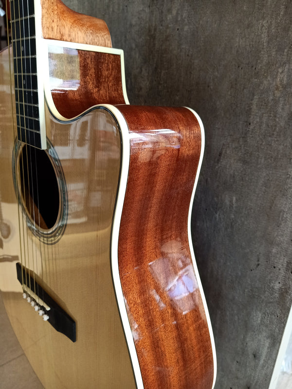 กีต้าร์โปร่ง Kamani D41C ไม้หน้าแท้ (Solid top)