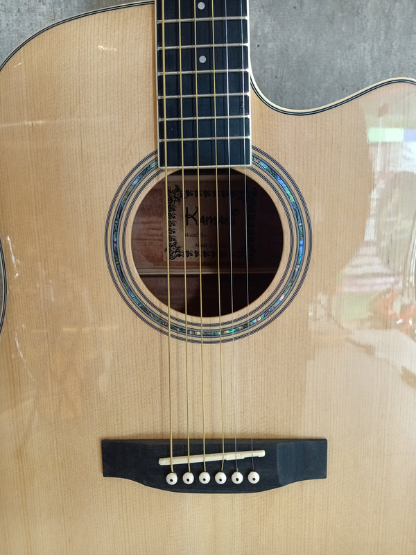 กีต้าร์โปร่ง Kamani D41C ไม้หน้าแท้ (Solid top)