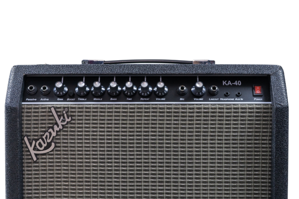 KAZUKI KA-40 Electric Guitar Amplifier ตู้แอมป์ แอมกีต้าร์ไฟฟ้า 40 วัตต์ สีดำ รุ่น KA40