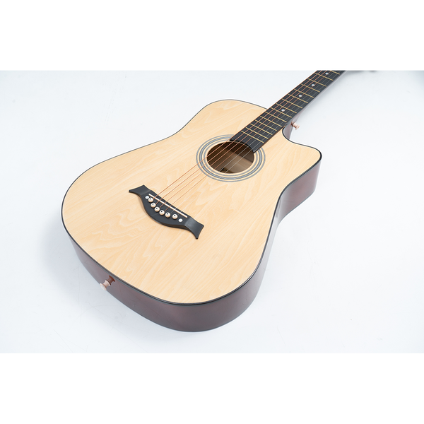 Passion กีต้าร์โปร่ง รุ่นBeginner PS-38R ขนาด 38 นิ้ว แถมฟรีเหล็กขันคอ