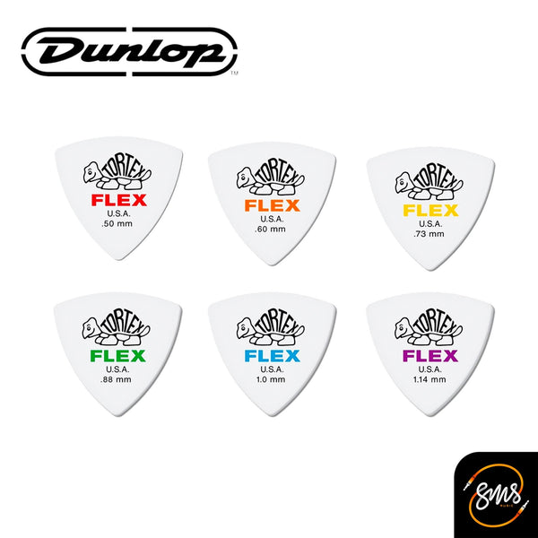 ปิ๊ก Jim Dunlop Tortex Flex Triangle Guitar Pick 456R