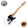Soloking MT-1 Custom Roasted Maple FB Binding SS White