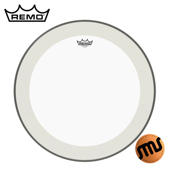 หนังกลอง Remo รุ่น POWERSTROKE® P4 CLEAR (หนังกระเดื่อง/BASS DRUMHEAD)