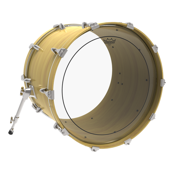 หนังกระเดื่องกลอง Remo รุ่น PINSTRIPE® CLEAR (หนังกระเดื่อง/BASS DRUMHEAD)