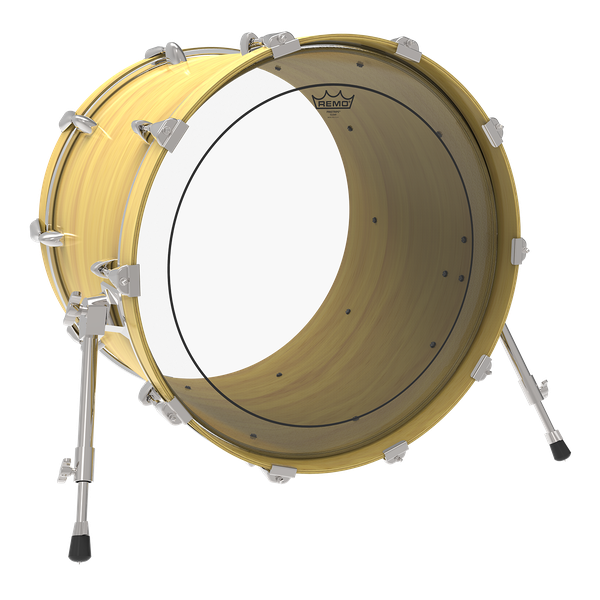 หนังกระเดื่องกลอง Remo รุ่น PINSTRIPE® CLEAR (หนังกระเดื่อง/BASS DRUMHEAD)