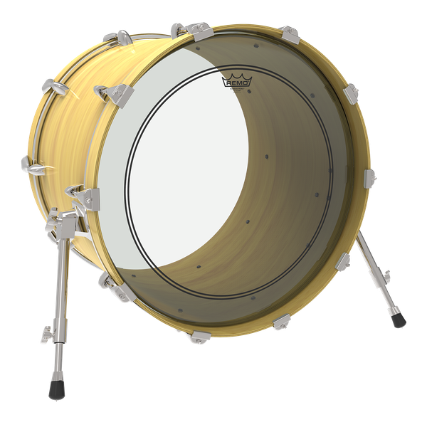 หนังกลอง Remo รุ่น POWERSTROKE® P3 CLEAR (หนังกระเดื่อง/BASS DRUMHEAD)