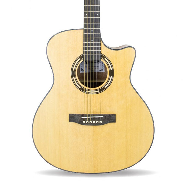 กีต้าร์โปร่งไฟฟ้า Paramount รุ่น QAG501E 41 นิ้ว (Top Solid) ไม้หน้าแท้