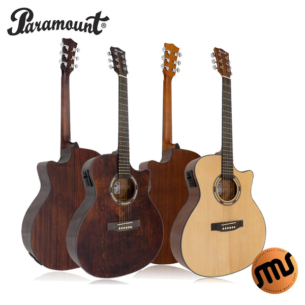 กีต้าร์โปร่งไฟฟ้า Paramount รุ่น QAG501E 41 นิ้ว (Top Solid) ไม้หน้าแท้