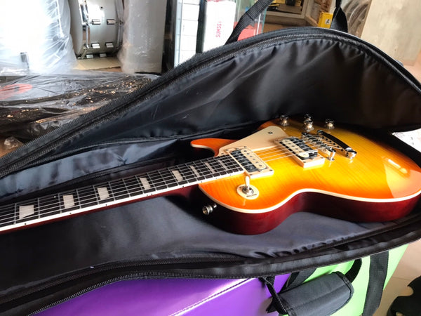 กระเป๋ากีต้าร์ไฟฟ้าบุฟองน้ำ Symphony (สกรีนสีส้ม) (หนา 12 มิล)