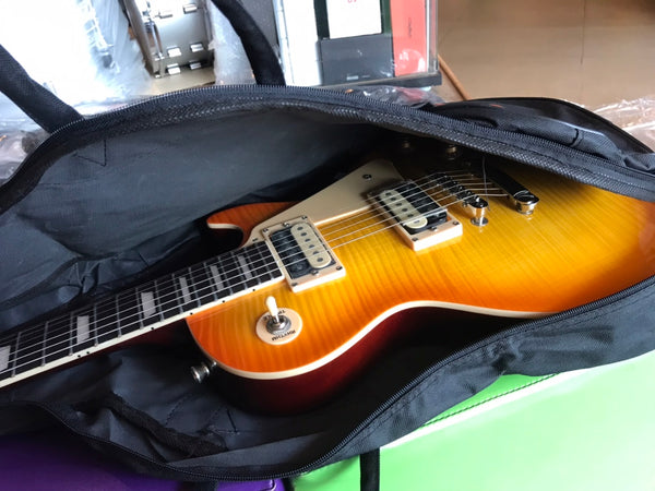 กระเป๋ากีต้าร์ไฟฟ้าแบบผ้า Symphony (สกรีนสีส้ม)