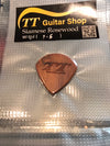 TT woodenpick ปิ๊กกีต้าร์ไม้พะยูง Siamese Rosewood (ทรง JazzIII)