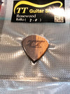 TT wooden pick ปิ๊กกีต้าร์ไม้ชิงชัน Rosewood (ทรง JazzIII)