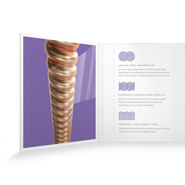 สายกีต้าร์โปร่ง D'Addario 11/52 รุ่น Custom Light Phosphor Bronze