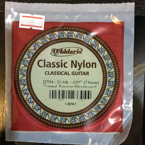 สายกีต้าร์คลาสสิคปลีก D’Addario Nylon
