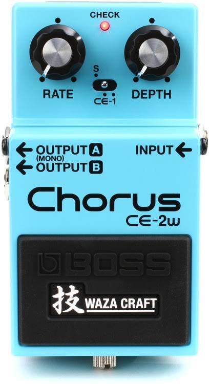 เอฟเฟคกีตาร์ Boss CE-2W Chorus Waza Craft