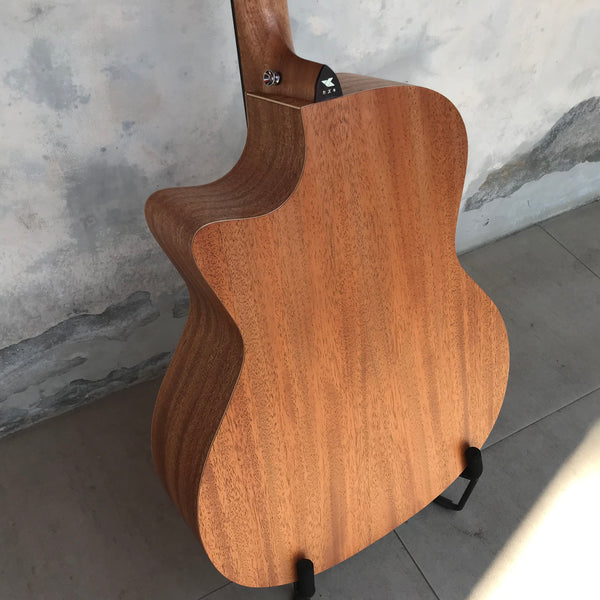 กีต้าร์โปร่ง Kazuki Top Solid รุ่น SOUL-GA41CETAC Transacoustic