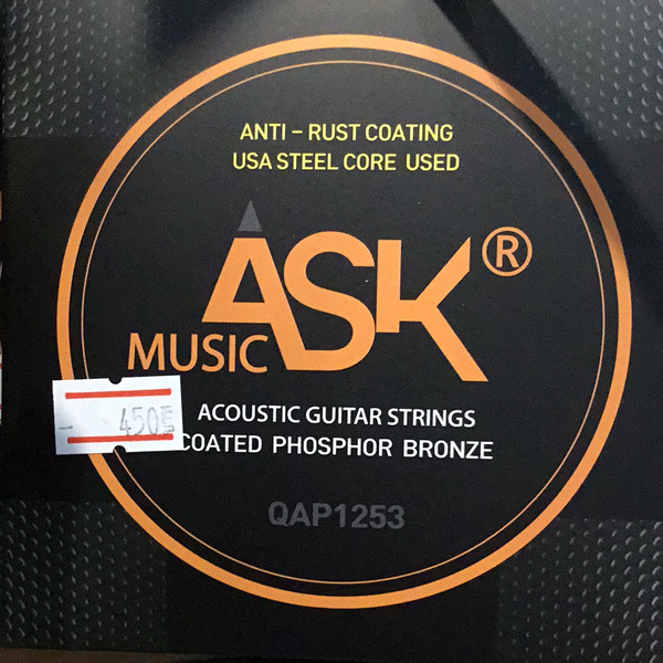 สายกีต้าร์โปร่ง ASK Coated Phosphor Bronz