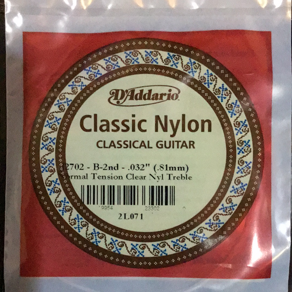 สายกีต้าร์คลาสสิคปลีก D’Addario Nylon