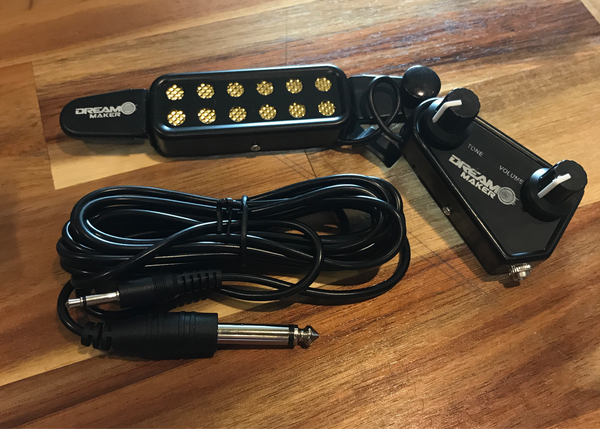 ปิ๊กอัพกีตาร์โปร่ง แบบหนีบ Dream Maker DM-6