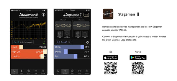 NUX แอมป์อคูสติก AC-80 Stageman II