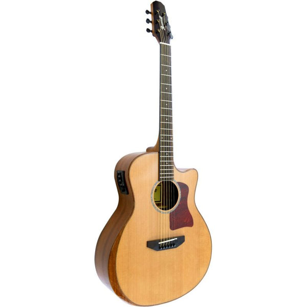 กีต้าร์โปร่งไฟฟ้า Paramount Acoustic Guitar รุ่น A2016 (Top Solid) ไม้หน้าแท้