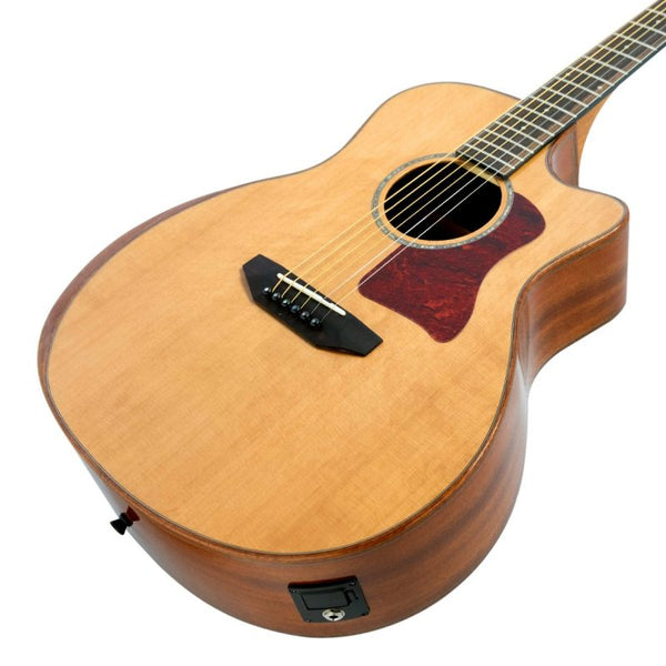 กีต้าร์โปร่งไฟฟ้า Paramount Acoustic Guitar รุ่น A2016 (Top Solid) ไม้หน้าแท้