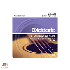 สายกีตาร์โปร่ง D'Addario 011-052 EJ26