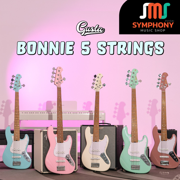 เบสไฟฟ้า Gusta Bonnie 5 Strings