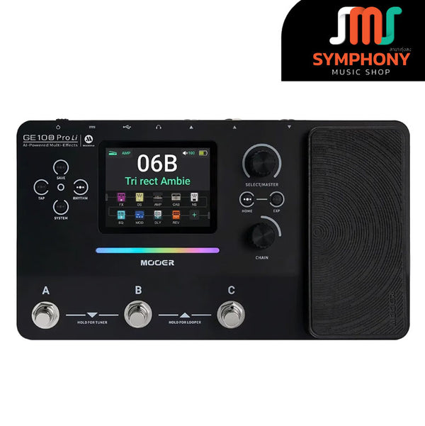 มัลติเอฟเฟคกีตาร์ Mooer GE100 Pro / GE100 Pro Li AI Intelligent Multi-Effects