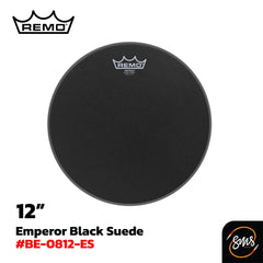 หนังกลอง Remo รุ่น EMPEROR® BLACK SUEDE™ (Tom/Snare)