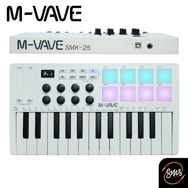 คีย์บอร์ด Midi M-Wave Smk-25