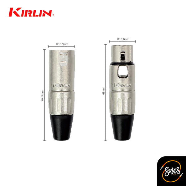 สายสัญญาณไมค์ Kirlin MP-280 Black ยาว 3 เมตร