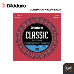 สายกีต้าร์คลาสสิค D’Addario Nylon EJ27H