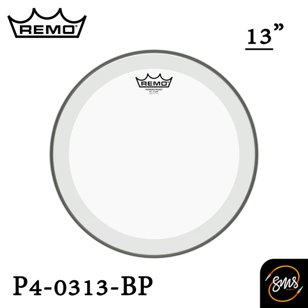 หนังกลอง Remo รุ่น POWERSTROKE® P4 CLEAR (Tom/Snare)