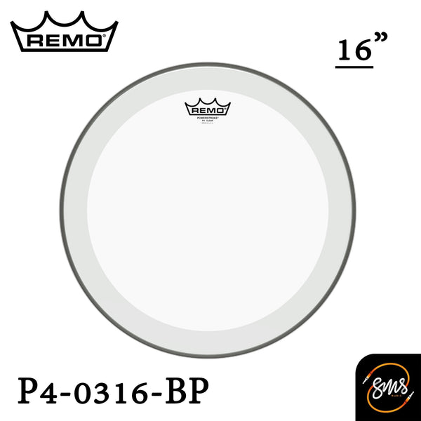 หนังกลอง Remo รุ่น POWERSTROKE® P4 CLEAR (Tom/Snare)