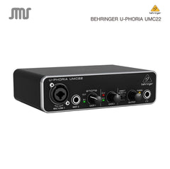 อุปกรณ์บันทึกเสียง Behringer UMC22