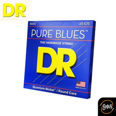 สายเบส DR Strings Pure Blues Bass 45-105 Quantum Nickel