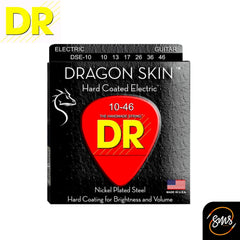 สายกีต้าร์ไฟฟ้า DR Strings Dragon Skin Electric 10-46 Medium