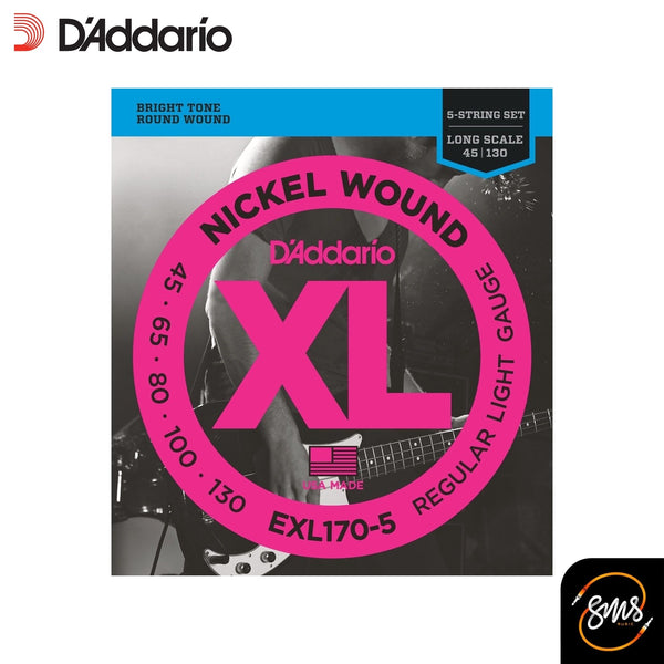 สายเบส D’Addario EXL170-5