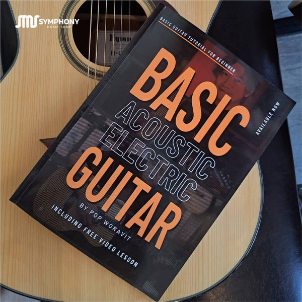 หนังสือ Basic Acoustic Electric Guitar และ How to Speed Picking โดย Pop Woravit