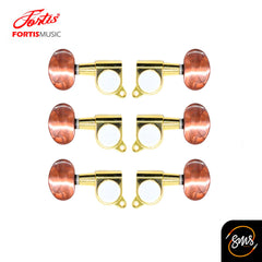 ลูกบิดกีตาร์โปร่ง สีทอง LS-814