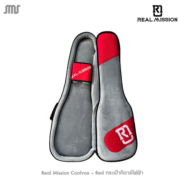 Real Mission Coolvox – Red กระเป๋ากีตาร์ไฟฟ้า