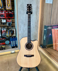 กีต้าร์โปร่งไฟฟ้า Ressonance R-02C-EQ ไม้หน้าแท้ (Top Solid)