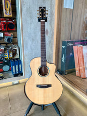 กีต้าร์โปร่งไฟฟ้า Ressonance รุ่น R-03-EQ ไม้แท้ทั้งตัว ( All Solid )