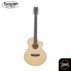 กีต้าร์โปร่งไม้หน้าแท้ Sqoe WD-41-JF